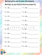 grade 5 math worksheet with answers